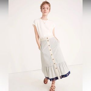 Madewell x The New Denim Project Patchwork Skirt